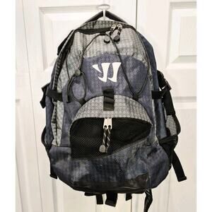 Warrior Multi Color Lacrosse Backpack With Buckle Strap & Stick Holster Ripstop